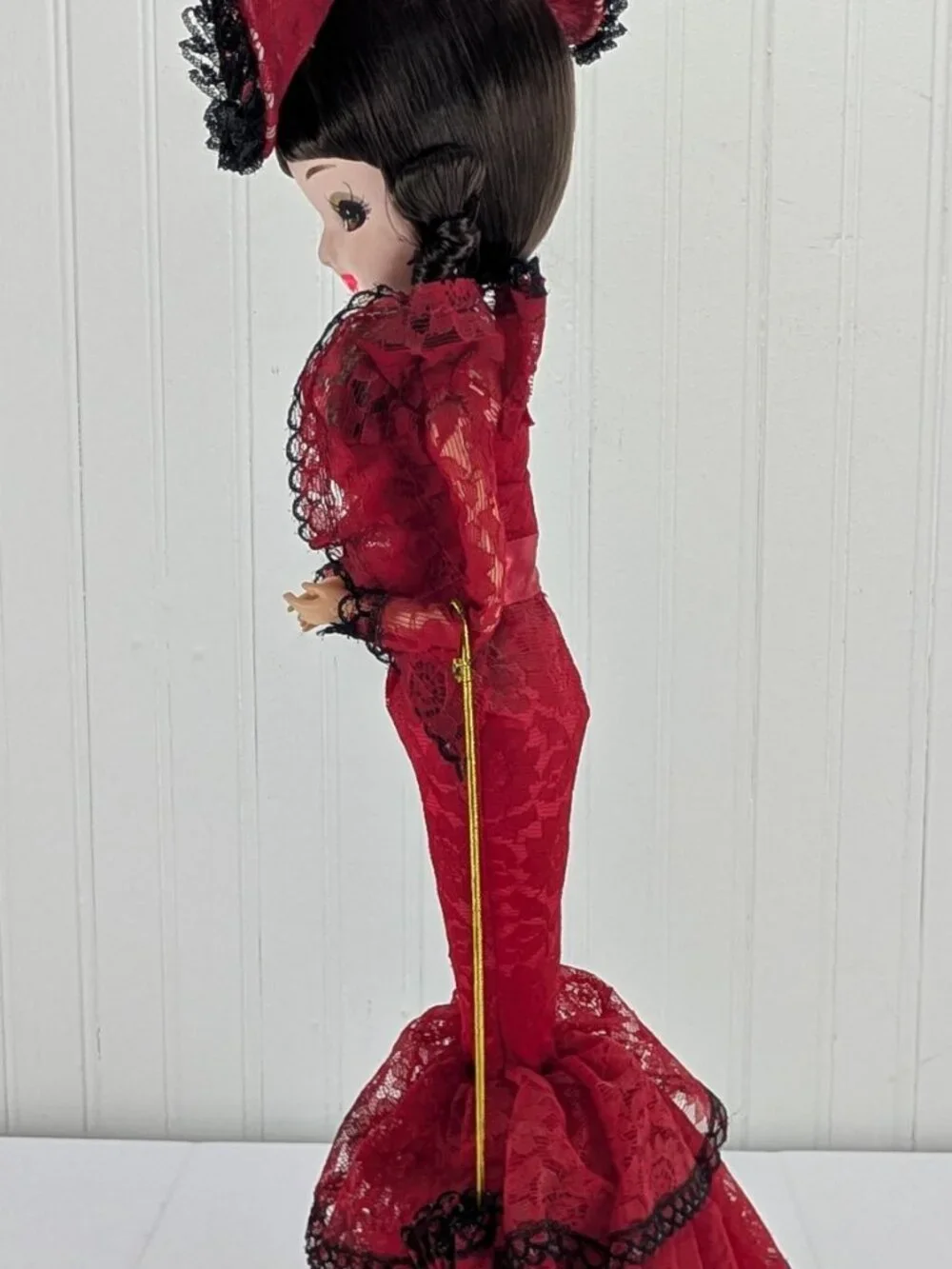 Vintage Bradley Big Eye Fabric Doll 21